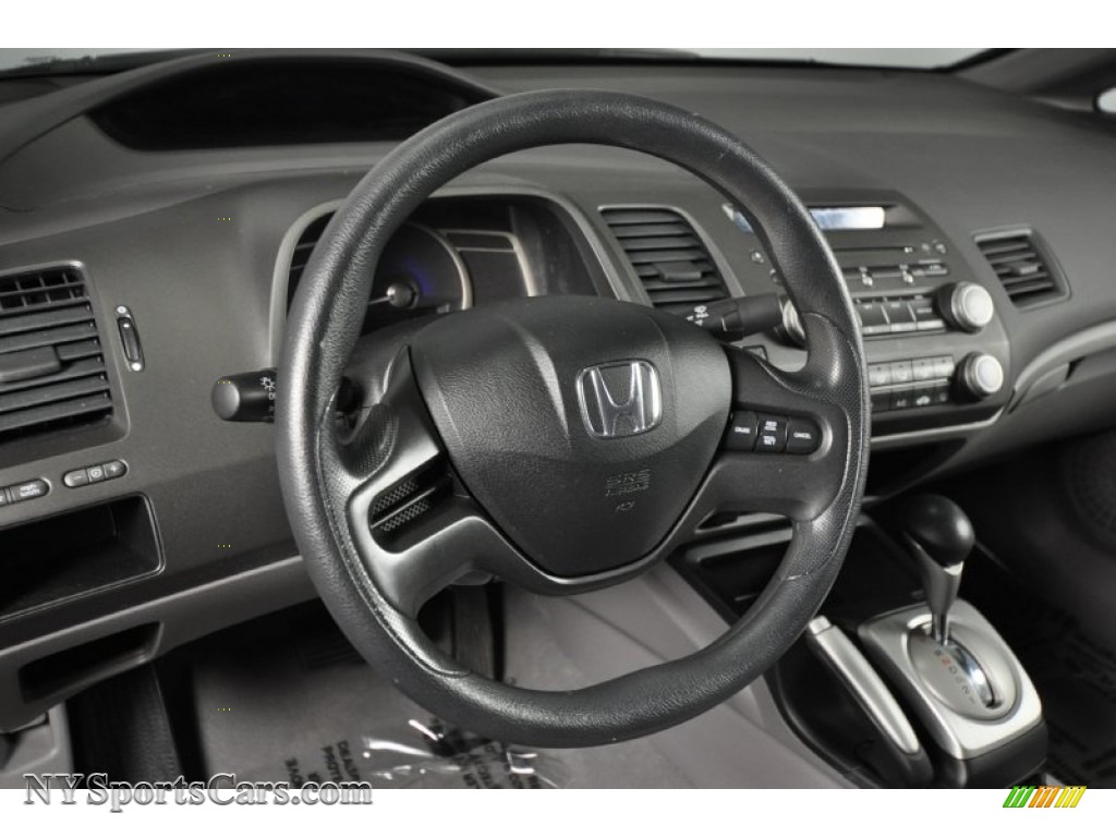 2008 Civic LX Sedan - Galaxy Gray Metallic / Gray photo #29