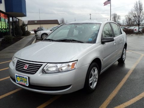 Silver Nickel 2007 Saturn ION 2 Sedan