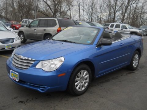 Marathon Blue Pearl 2008 Chrysler Sebring LX Convertible