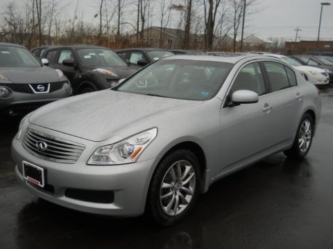Liquid Platinum Metallic 2007 Infiniti G 35 x Sedan