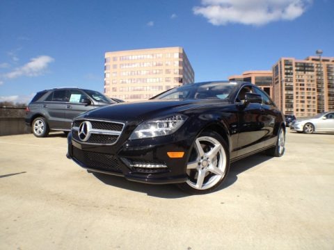 Obsidian Black Metallic 2012 Mercedes-Benz CLS 550 4Matic Coupe Obsidian Black Metallic 2012 Mercedes-Benz CLS 550 4Matic Coupe