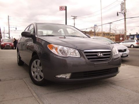 Carbon Gray 2009 Hyundai Elantra GLS Sedan Carbon Gray 2009 Hyundai Elantra GLS Sedan