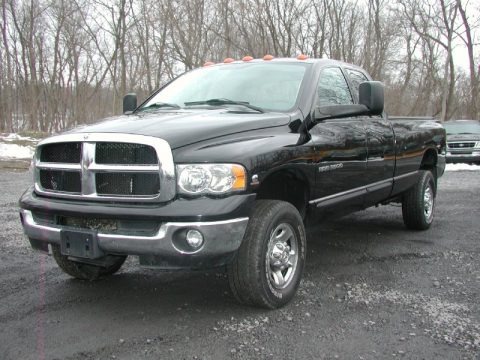 Black 2003 Dodge Ram 3500 SLT Quad Cab 4x4 Black 2003 Dodge Ram 3500 SLT Quad Cab 4x4