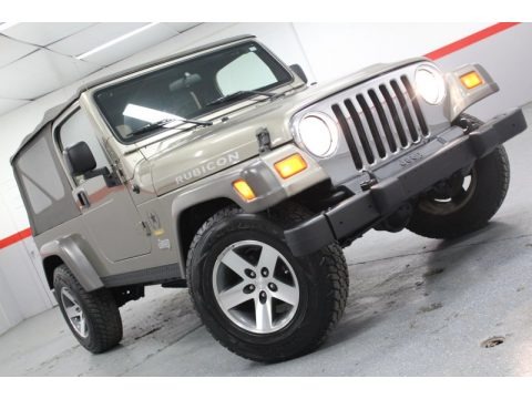 Light Khaki Metallic 2005 Jeep Wrangler Unlimited Rubicon 4x4 Light Khaki Metallic 2005 Jeep Wrangler Unlimited Rubicon 4x4