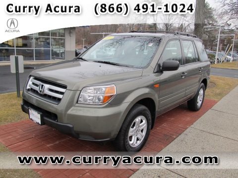 Aberdeen Green Metallic 2007 Honda Pilot LX 4WD
