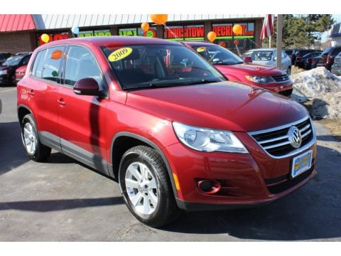 Wild Cherry Metallic 2009 Volkswagen Tiguan S Wild Cherry Metallic 2009 Volkswagen Tiguan S