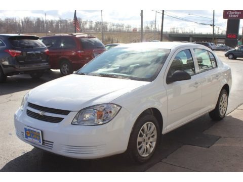 Summit White 2010 Chevrolet Cobalt LS Sedan