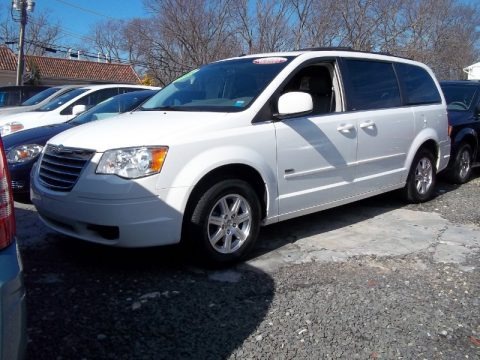 Stone White 2008 Chrysler Town & Country Touring