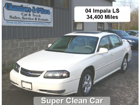 White 2004 Chevrolet Impala LS