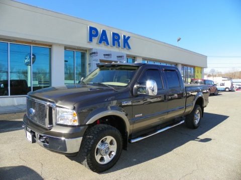 Dark Stone Metallic 2007 Ford F350 Super Duty Lariat Crew Cab 4x4 Dark Stone Metallic 2007 Ford F350 Super Duty Lariat Crew Cab 4x4
