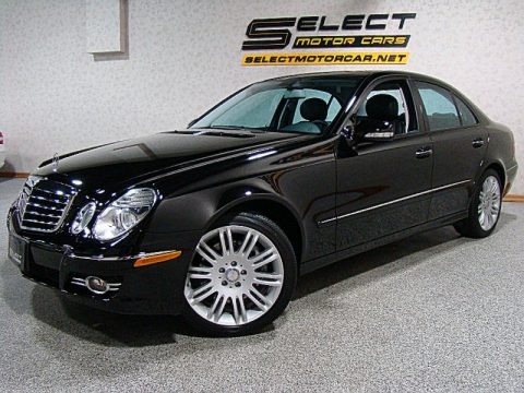 Black 2008 Mercedes-Benz E 350 4Matic Sedan Black 2008 Mercedes-Benz E 350 4Matic Sedan