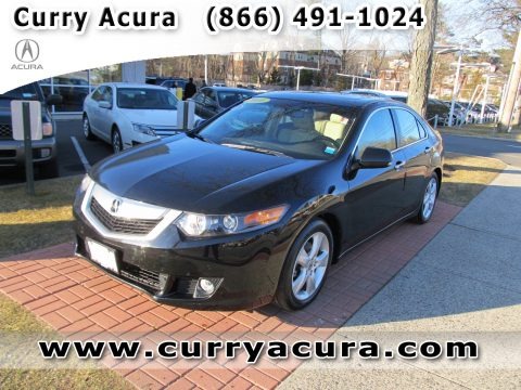 Crystal Black Pearl 2010 Acura TSX Sedan