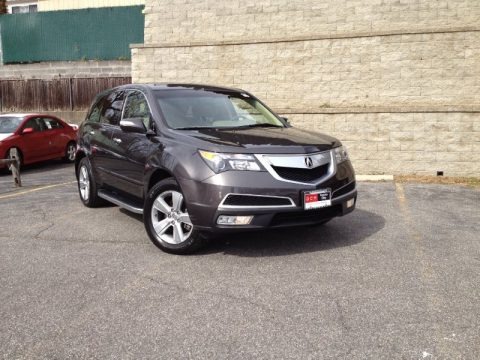 Polished Metal Metallic 2010 Acura MDX Technology