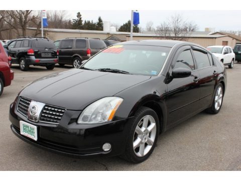 Onyx Black 2005 Nissan Maxima 3.5 SE