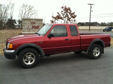 Toreador Red Metallic 2002 Ford Ranger XLT SuperCab 4x4 Toreador Red Metallic 2002 Ford Ranger XLT SuperCab 4x4