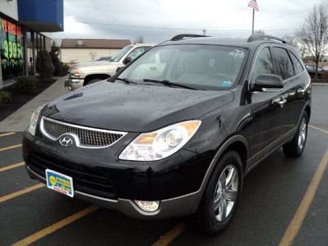Black Noir Pearl 2010 Hyundai Veracruz Limited AWD Black Noir Pearl 2010 Hyundai Veracruz Limited AWD