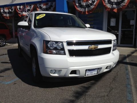 Summit White 2010 Chevrolet Suburban LT 4x4 Summit White 2010 Chevrolet Suburban LT 4x4