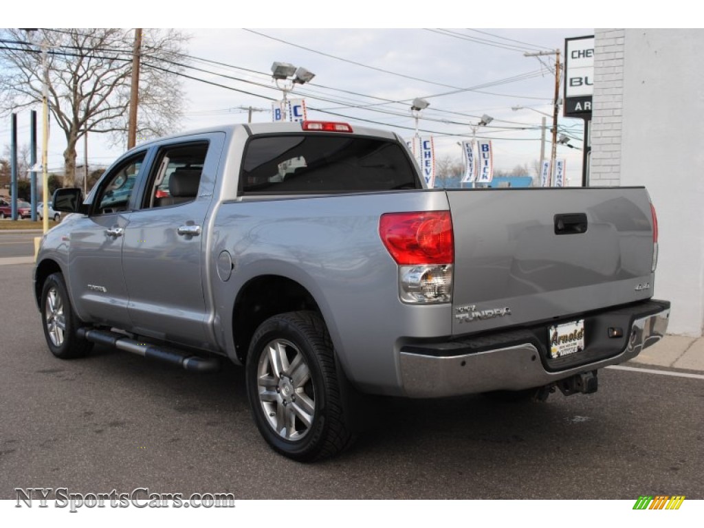 2008 Toyota Tundra Limited Crewmax 4x4 In Silver Sky Metallic Photo 4