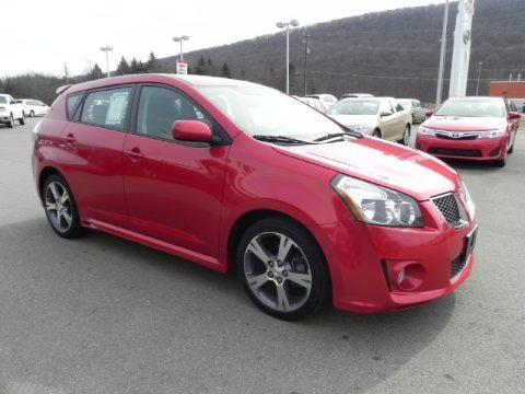 Red Hot Metallic 2009 Pontiac Vibe GT Red Hot Metallic 2009 Pontiac Vibe GT