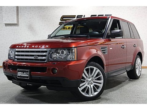 Rimini Red Metallic 2009 Land Rover Range Rover Sport Supercharged