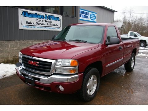 Sport Dark Red Metallic 2007 GMC Sierra 1500 Classic SL Regular Cab 4x4 Sport Dark Red Metallic 2007 GMC Sierra 1500 Classic SL Regular Cab 4x4