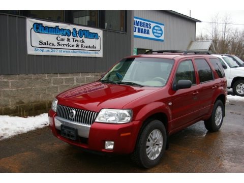 Vivid Red Metallic 2006 Mercury Mariner Luxury 4WD Vivid Red Metallic 2006 Mercury Mariner Luxury 4WD