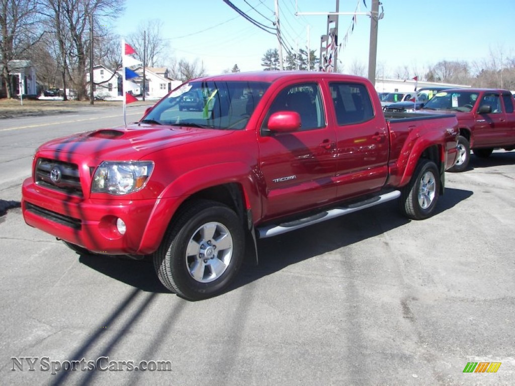 2009 Toyota Tacoma V6 Trd Sport Double Cab 4x4 In Barcelona Red