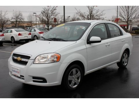 Summit White 2011 Chevrolet Aveo LT Sedan Summit White 2011 Chevrolet Aveo LT Sedan