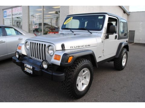 Bright Silver Metallic 2004 Jeep Wrangler Rubicon 4x4 Bright Silver Metallic 2004 Jeep Wrangler Rubicon 4x4