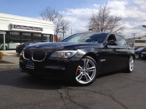 Black Sapphire Metallic 2011 BMW 7 Series 750i xDrive Sedan