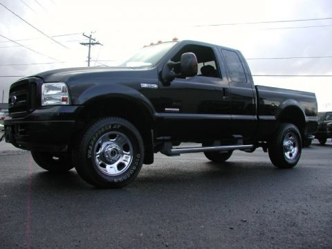 Black 2006 Ford F350 Super Duty XLT SuperCab 4x4 Black 2006 Ford F350 Super Duty XLT SuperCab 4x4