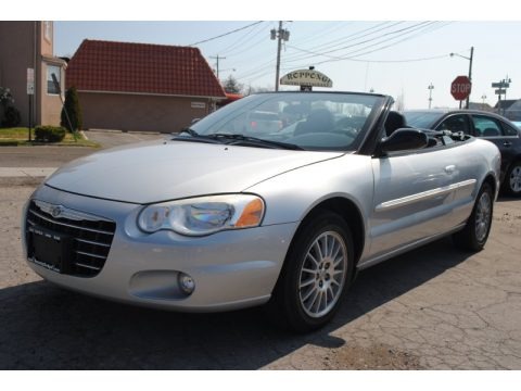 Bright Silver Metallic 2004 Chrysler Sebring LXi Convertible