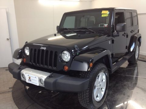 Black 2010 Jeep Wrangler Unlimited Sahara 4x4 Black 2010 Jeep Wrangler Unlimited Sahara 4x4
