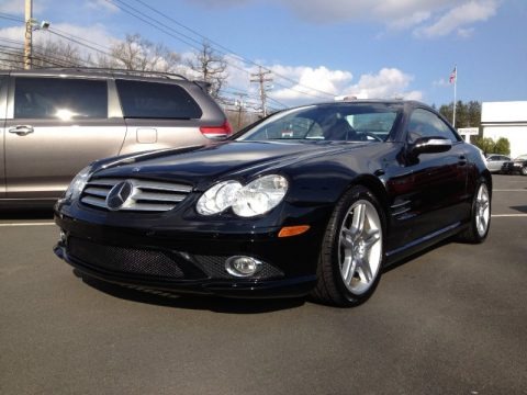 Black 2007 Mercedes-Benz SL 550 Roadster Black 2007 Mercedes-Benz SL 550 Roadster