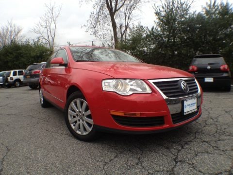Tornado Red 2008 Volkswagen Passat Turbo Sedan Tornado Red 2008 Volkswagen Passat Turbo Sedan