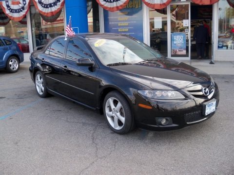 Onyx Black 2006 Mazda MAZDA6 i Sedan Onyx Black 2006 Mazda MAZDA6 i Sedan