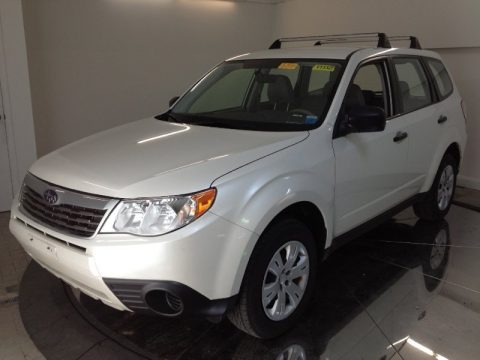 Satin White Pearl 2009 Subaru Forester 2.5 X Satin White Pearl 2009 Subaru Forester 2.5 X