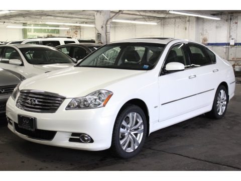 Moonlight White 2008 Infiniti M 35x AWD Sedan