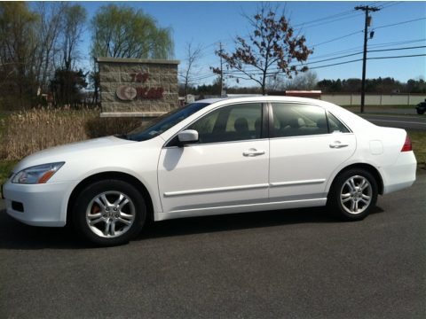 Taffeta White 2007 Honda Accord EX-L Sedan Taffeta White 2007 Honda Accord EX-L Sedan