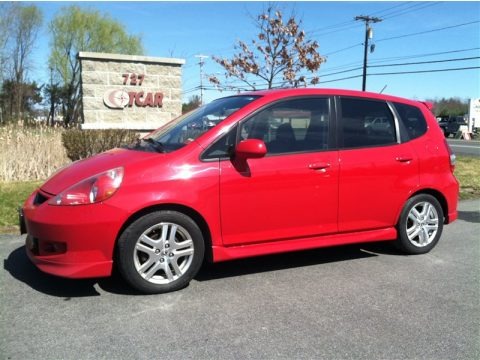 Milano Red 2007 Honda Fit Sport Milano Red 2007 Honda Fit Sport