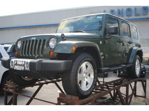 Jeep Green Metallic 2008 Jeep Wrangler Unlimited Sahara 4x4 Jeep Green Metallic 2008 Jeep Wrangler Unlimited Sahara 4x4