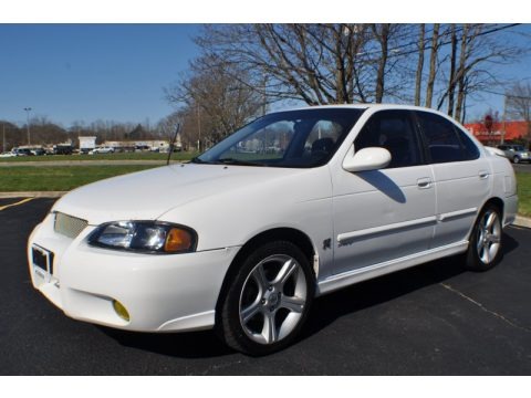 Cloud White 2003 Nissan Sentra SE-R Spec V Cloud White 2003 Nissan Sentra SE-R Spec V