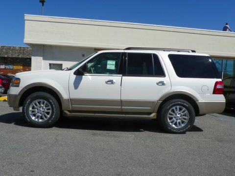 White Platinum Tri-Coat 2012 Ford Expedition XLT 4x4