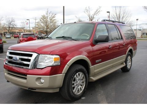 Redfire Metallic 2008 Ford Expedition EL Eddie Bauer 4x4
