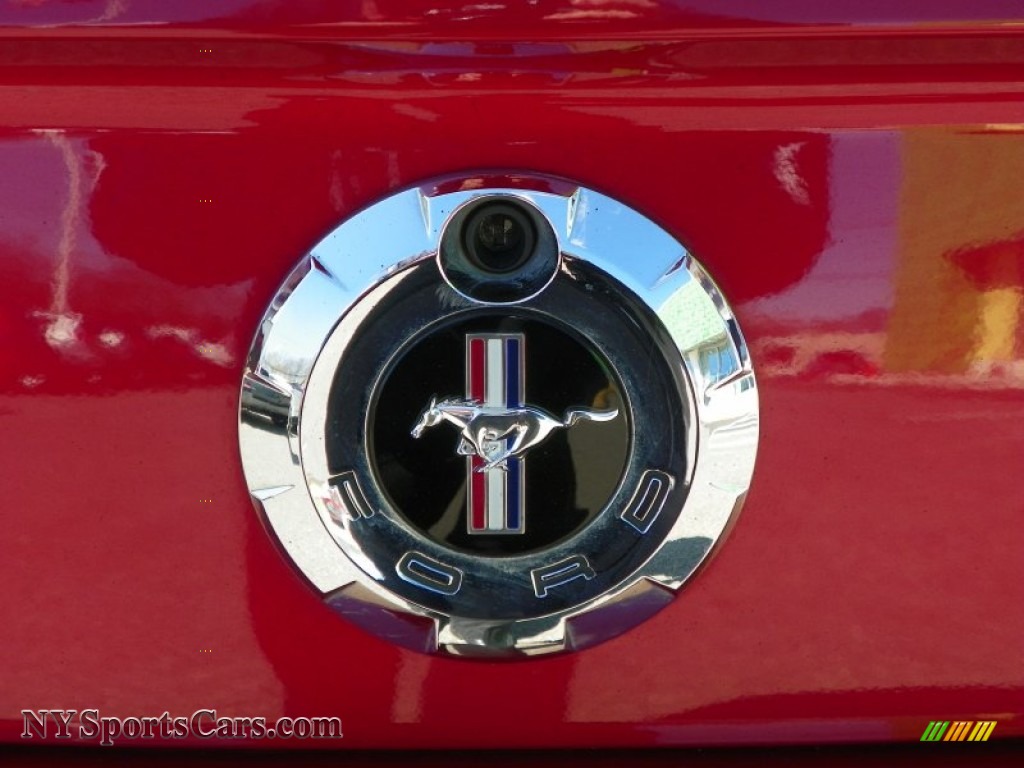 2006 Mustang V6 Premium Convertible - Redfire Metallic / Light Parchment photo #12