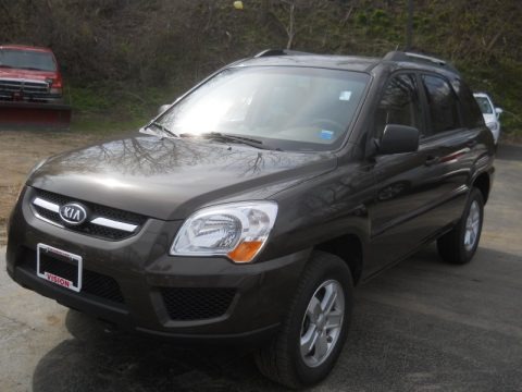 Smokey Brown 2009 Kia Sportage LX V6