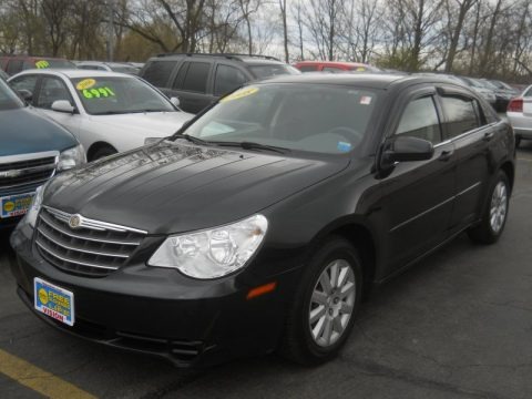 Brilliant Black Crystal Pearl 2008 Chrysler Sebring LX Sedan