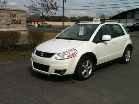 Pearl White 2007 Suzuki SX4 Sport AWD Pearl White 2007 Suzuki SX4 Sport AWD