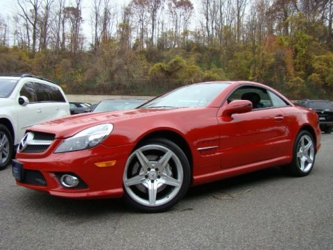 Mars Red 2009 Mercedes-Benz SL 550 Roadster Mars Red 2009 Mercedes-Benz SL 550 Roadster