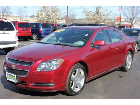 Red Jewel 2009 Chevrolet Malibu LT Sedan